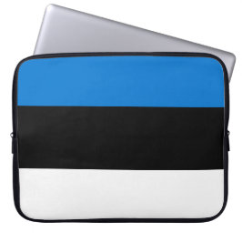 Estnische Flagge Laptopschutzhülle