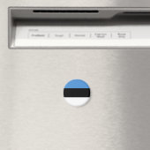 Estnische Flagge Magnet (In Situ (Geschirrspüler))