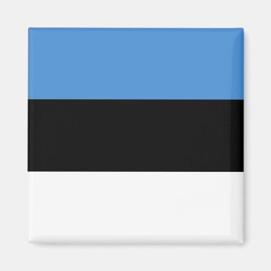 Estnische Flagge Magnet (Vorne)