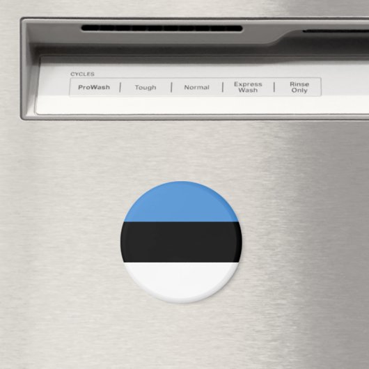 Estnische Flagge Magnet (In Situ (Geschirrspüler))