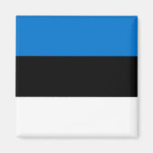 Estnische Flagge Magnet (Vorne)