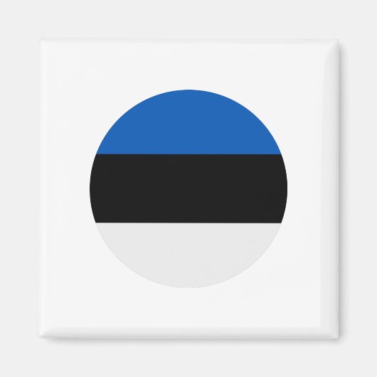 Estnische Flagge Magnet (Vorne)