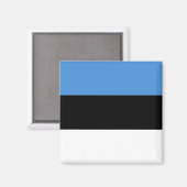 Estnische Flagge Magnet (Vorderseite/Rückseite)