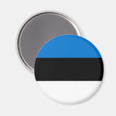 Estnische Flagge Magnet (Vorderseite/Rückseite)