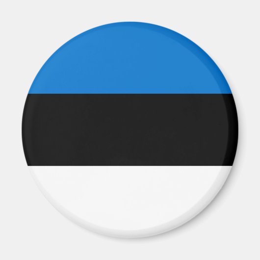 Estnische Flagge Magnet (Vorne)
