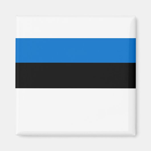 Estnische Flagge Magnet (Vorne)
