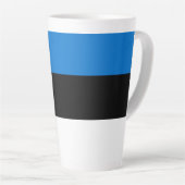 Estnische Flagge Milchtasse (Rechte Ecke)