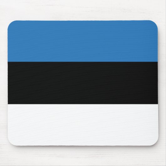 Estnische Flagge Mousepad (Vorne)