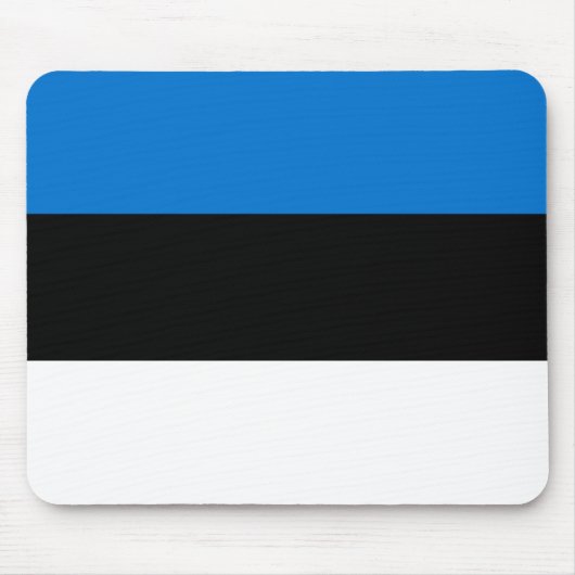 Estnische Flagge Mousepad (Vorne)