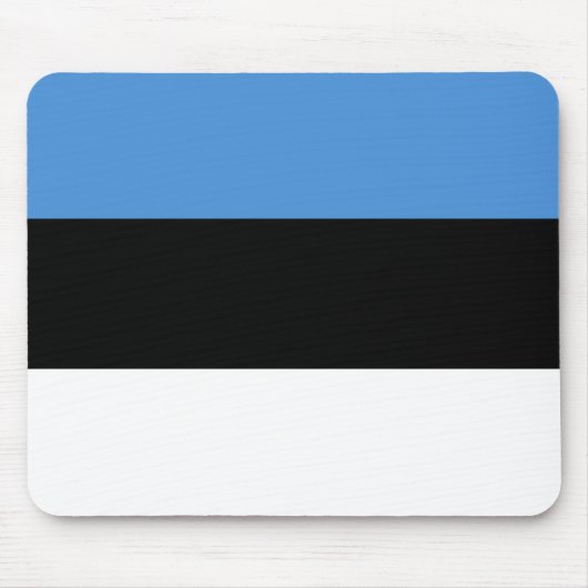 Estnische Flagge Mousepad (Vorne)