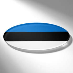 Estnische Flagge Namenschild