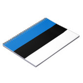 Estnische Flagge Notizblock (Linke Seite)