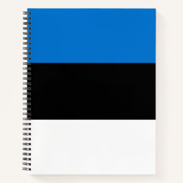 Estnische Flagge Notizblock