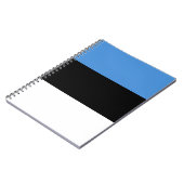 Estnische Flagge Notizblock (Linke Seite)