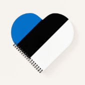 Estnische Flagge Notizblock (Vorderseite)