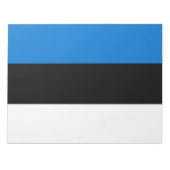 Estnische Flagge Notizblock (Vorderseite)