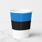 Estnische Flagge Pappbecher (Rechts)