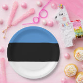 Estnische Flagge Pappteller (Party)