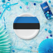 Estnische Flagge Pappteller (Party)