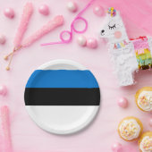 Estnische Flagge Pappteller (Party)