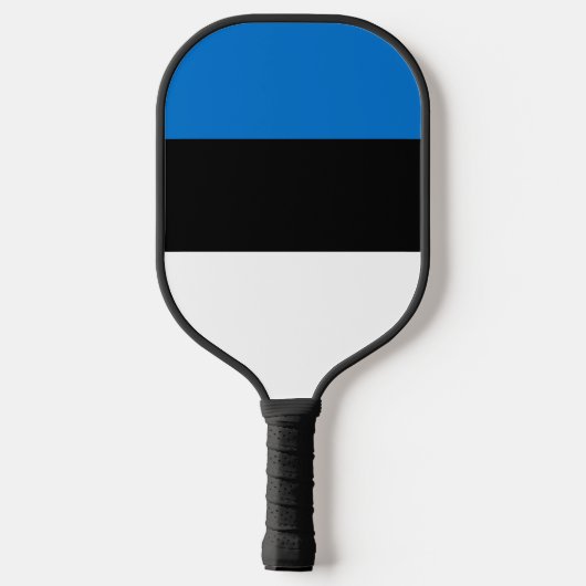 Estnische Flagge Pickleball Schläger (Rückseite)
