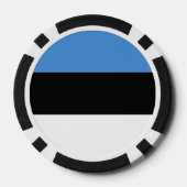 Estnische Flagge Pokerchips (Rückseite)