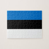 Estnische Flagge Puzzle (Horizontal)
