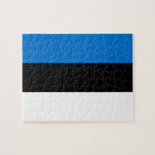 Estnische Flagge Puzzle
