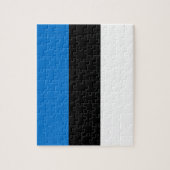 Estnische Flagge Puzzle (Vertikal)