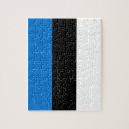 Estnische Flagge Puzzle (Vertikal)