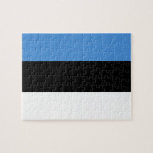 Estnische Flagge Puzzle