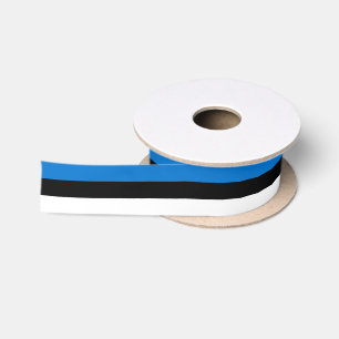 Estnische Flagge Satinband
