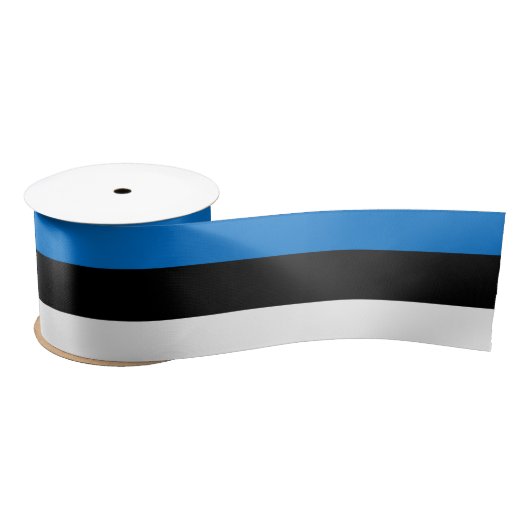 Estnische Flagge Satinband (Spule)