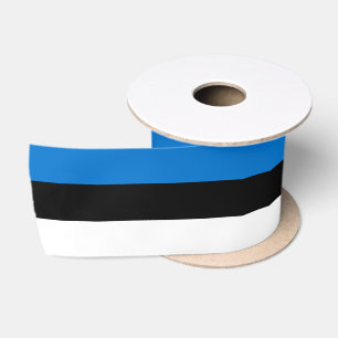 Estnische Flagge Satinband