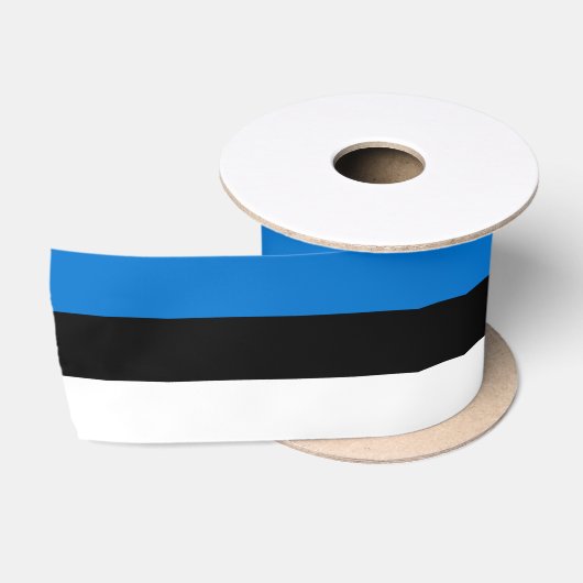 Estnische Flagge Satinband (Spule)