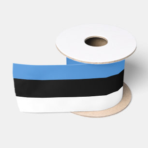 Estnische Flagge Schleife, Estland Patrioten / Spo Satinband