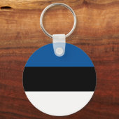 Estnische Flagge Schlüsselanhänger (Vorderseite)