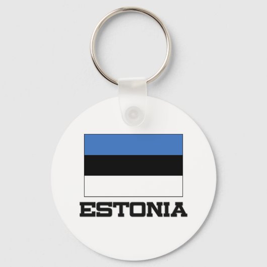 Estnische Flagge Schlüsselanhänger (Vorderseite)
