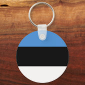 Estnische Flagge Schlüsselanhänger (Vorderseite)