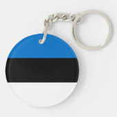 Estnische Flagge Schlüsselanhänger (Rückseite)