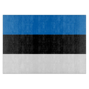 Estnische Flagge Schneidebrett