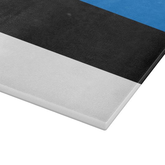 Estnische Flagge Schneidebrett (Ecke)