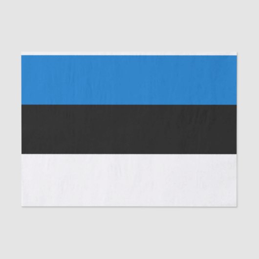 Estnische Flagge Seidenpapier (Vorderseite)