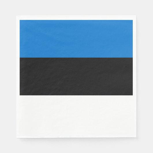 Estnische Flagge Serviette (Vorderseite)