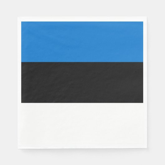Estnische Flagge Serviette (Vorderseite)