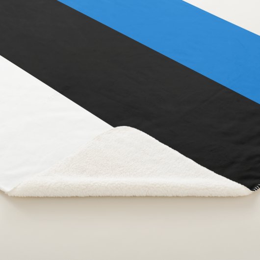 Estnische Flagge Sherpadecke (3/4)