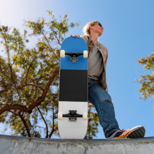 Estnische Flagge Skateboard