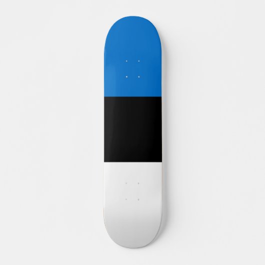Estnische Flagge Skateboard (Vorne)