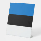 Estnische Flagge Sockelschild (Vorderseite)