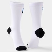 Estnische Flagge Socken (Gewinkelt)